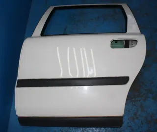 Tür Türscheibe hinten links Weiss Volvo V70 2 II SW Bj.02 - Bild 2