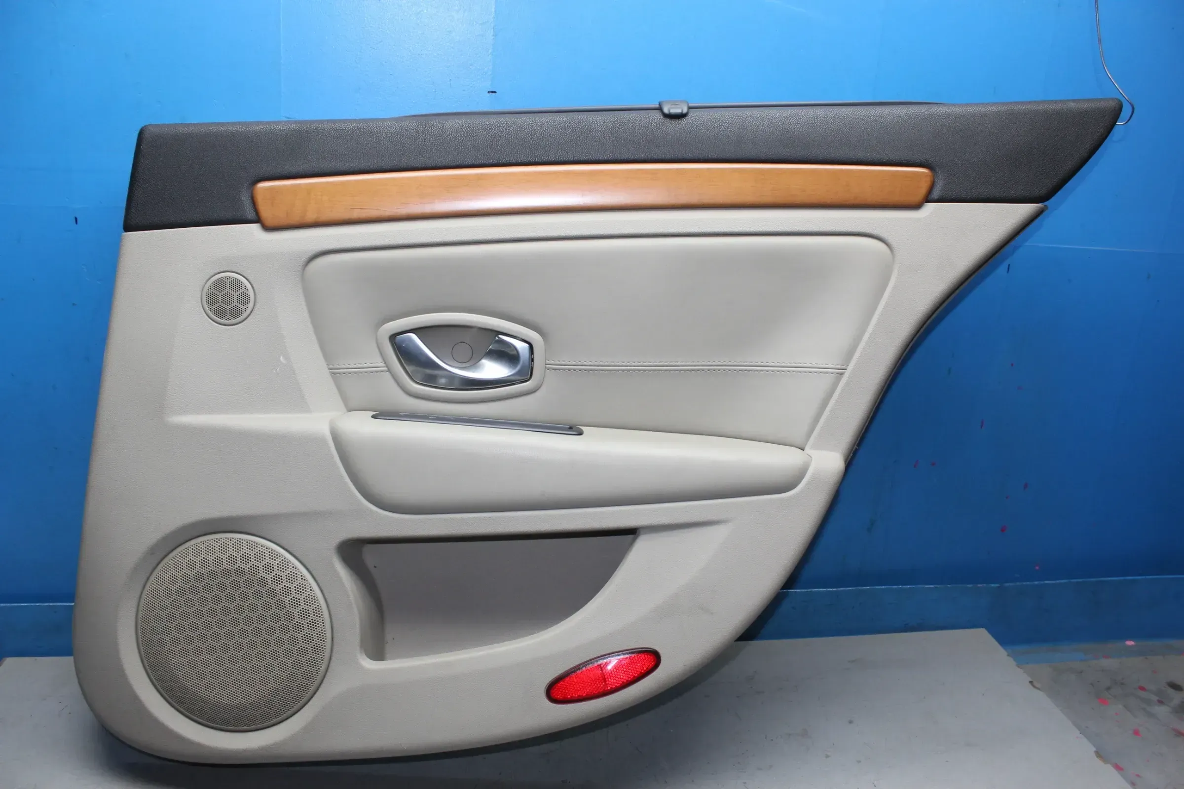 Türverkleidung hinten rechts Leder Sonnenrolle Renault Laguna 3 III Bj.08 - Bild 1