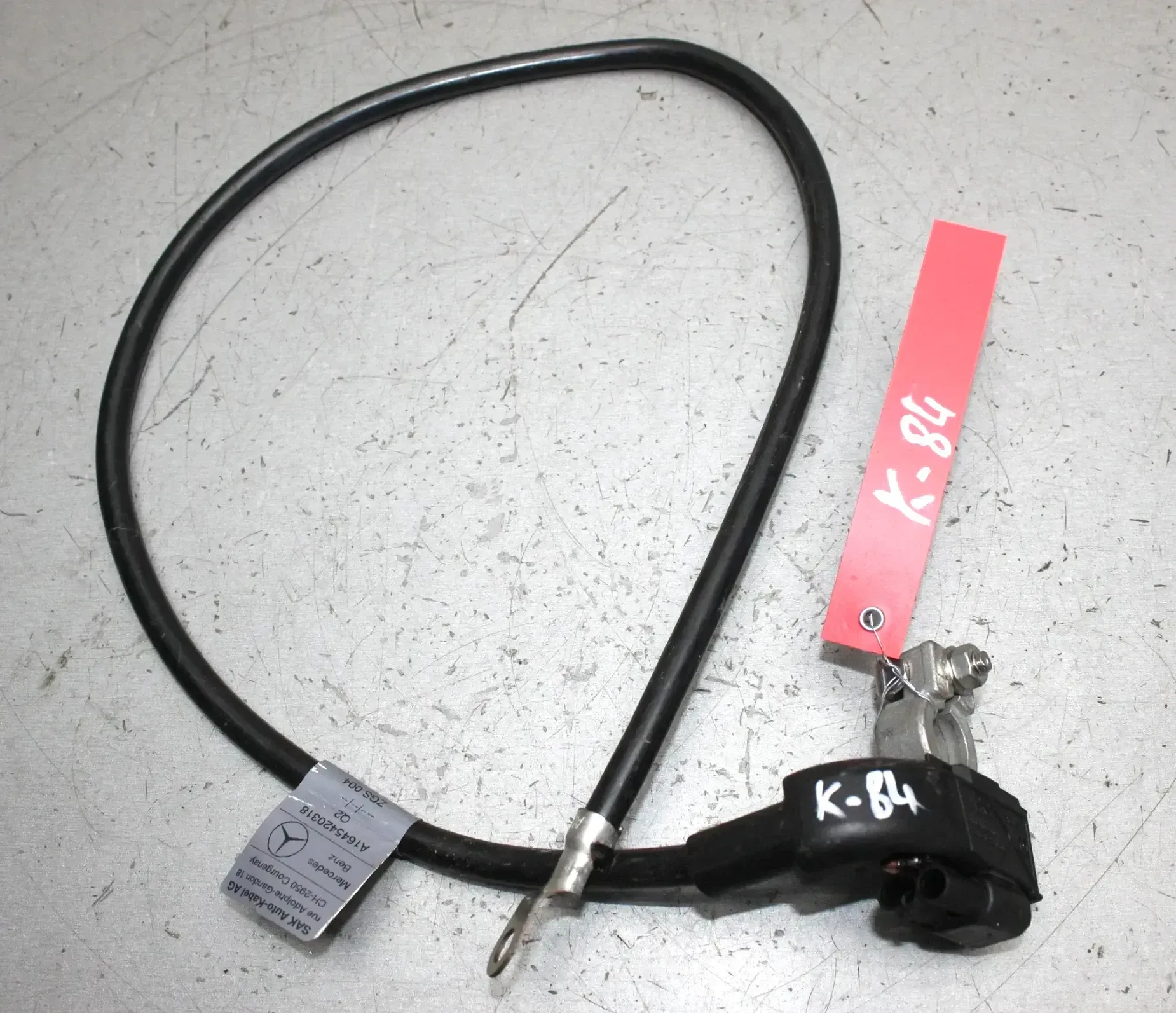 Klemme Batteriesensor Massenleitung mit Sensor A1645420318 Mercedes W164 ML450 - Bild 1