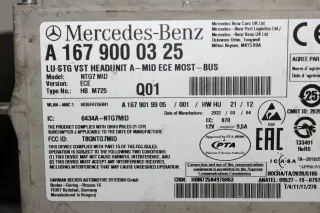 Autoradio Navigation MOST-BUS NTG7 MID ECE HB M725 A1679000325 Mercedes Benz - Bild 5