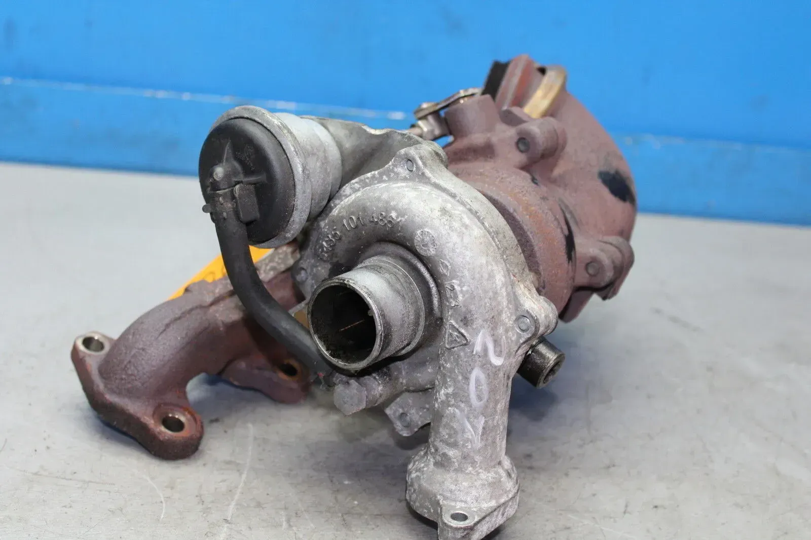 Peugeot 207 WC 1.4 HDi Turbolader Krümmer 54351014861 KA50130120 KP35-487599 - Bild 1