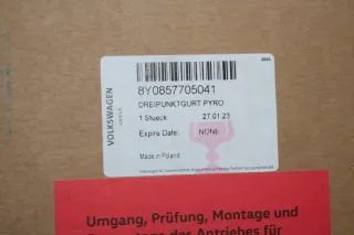 NEU Original Audi A3 8Y Gurt Sicherheitsgurt vorne links 8Y0857705 041 - Bild 5