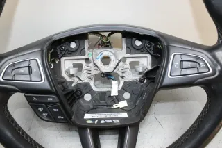 Leder Lenkrad mit Modul, beheizt Multifunktion Tempomat Ford Focus III DYB Bj.15 - Bild 2