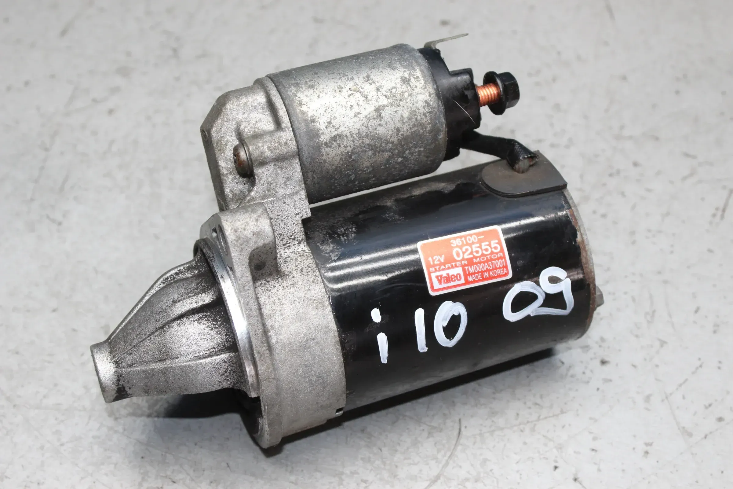 Anlasser Starter 36100-02555, TM000A37001 Hyundai i10 PA 1.1 Bj.09 - Bild 1