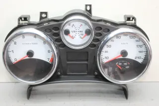 Tacho Kombiinstrument Peugeot 207 SW 1.6 16V 88 KW, 120 PS Benzin Bj.07 - Bild 1