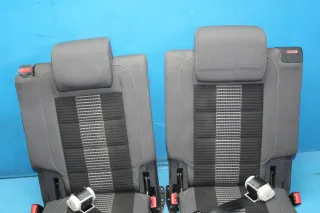 2x Sitz Gurt hinten Kofferraum links rechts 3te Reihe VW Touran 1T1 1T2 Bj.08 - Bild 3