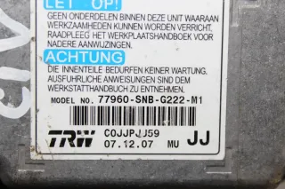 Steuergerät Airbagsteuergerät 77960-SNB-G222-M1 Honda Civic VIII 1.3 FA FD Bj.12 - Bild 4