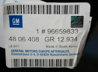 Original Opel GM Verstärkung Schweller Strebe Außen Links "QT" Antara 96659833 - Bild 2