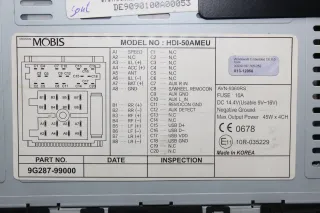 NAVI Autoradio Navigation CD SD Media Model HDI-50 AMEU, 9G287-99000, KIA SOUL I - Bild 8