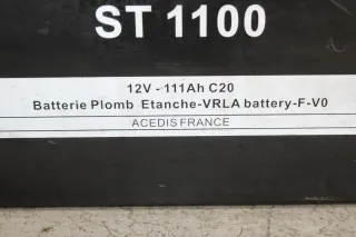 Batterie Acedis ST110, 12V, 111 Ah Solarbatterie Wohnmobil Solar ca.33x17x22 cm - Bild 3