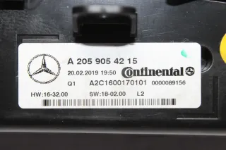 Klimabedienteil Schalterblock Heizung A2059054215 Mercedes Benz GLC X253 Bj.19 - Bild 3