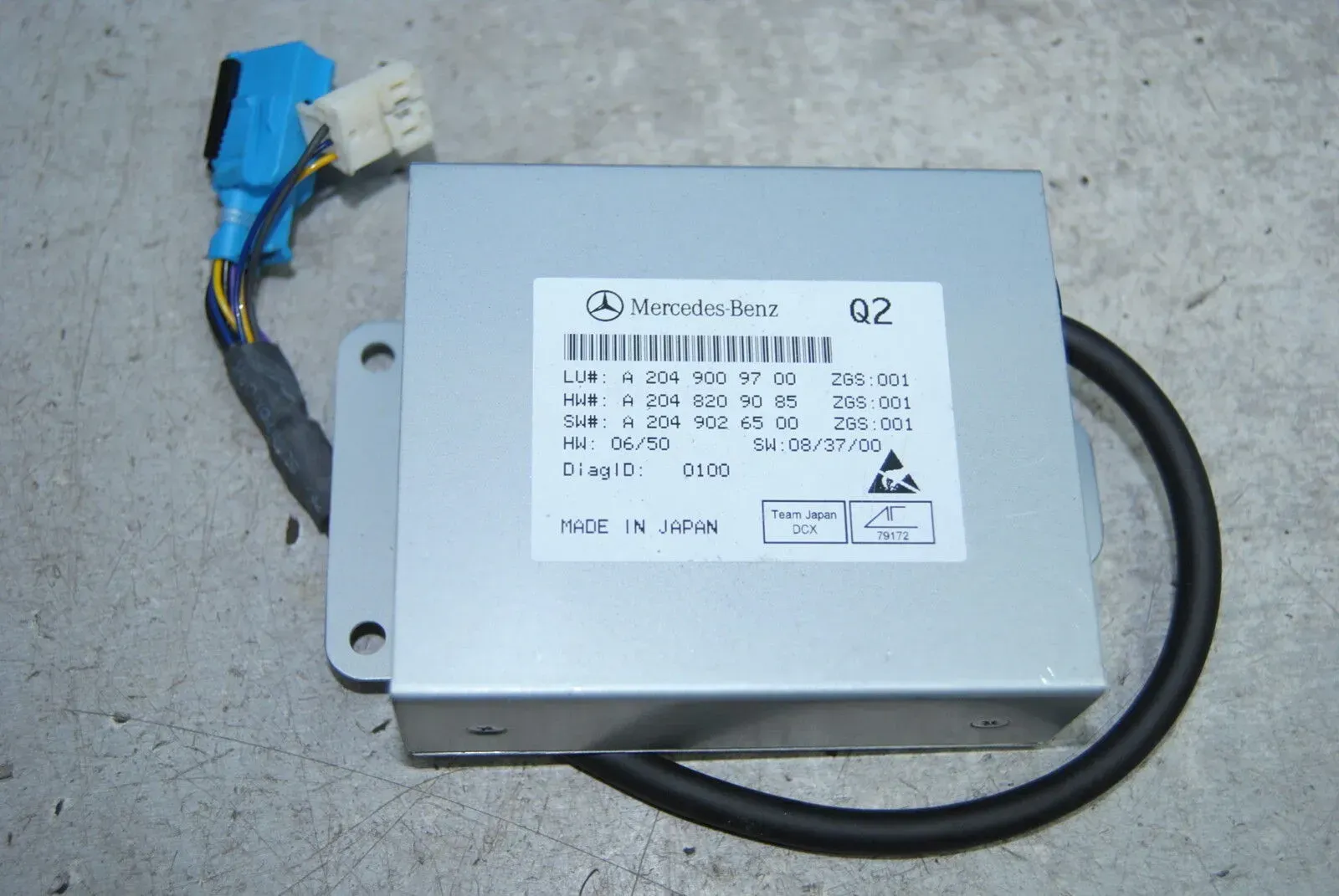 Mercedes Benz Steuergerät A2049009700 / 2048209085 / 2049026500 / CB-J - Bild 1