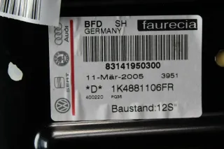 Beifahrersitz Sitz vorne rechts 1K4881106 VW Golf Plus 5M 1KP Bj.05 - Bild 10