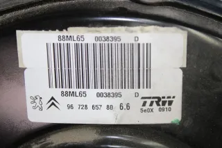 Peugeot 207 1.6 HDi Bj.12 BKV Bremskraftverstärker TRW 9672865780 - Bild 2