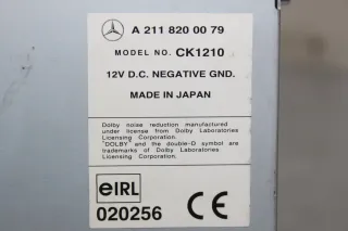 Autoradio Radio CD Player A2118200079 Model CK1210 Mercedes E-Kl W211 Bj.02 - Bild 8
