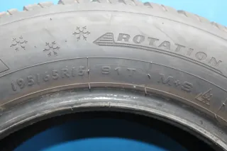 2x Winterreifen Reifen Dunlop Winter Response-2 195/65 R15 91T ca. 8 mm DOT 4424 - Bild 7