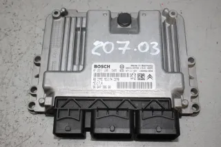 Motorsteuergerät 0261201505, 9664738680, 9663193780 Peugeot 207 1.6 16V Bj.07 - Bild 1