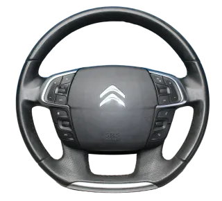 Multifunktion Leder Lenkrad mit Modul 96754519ZD Citroen C4 II NC Bj.13 - Bild 1