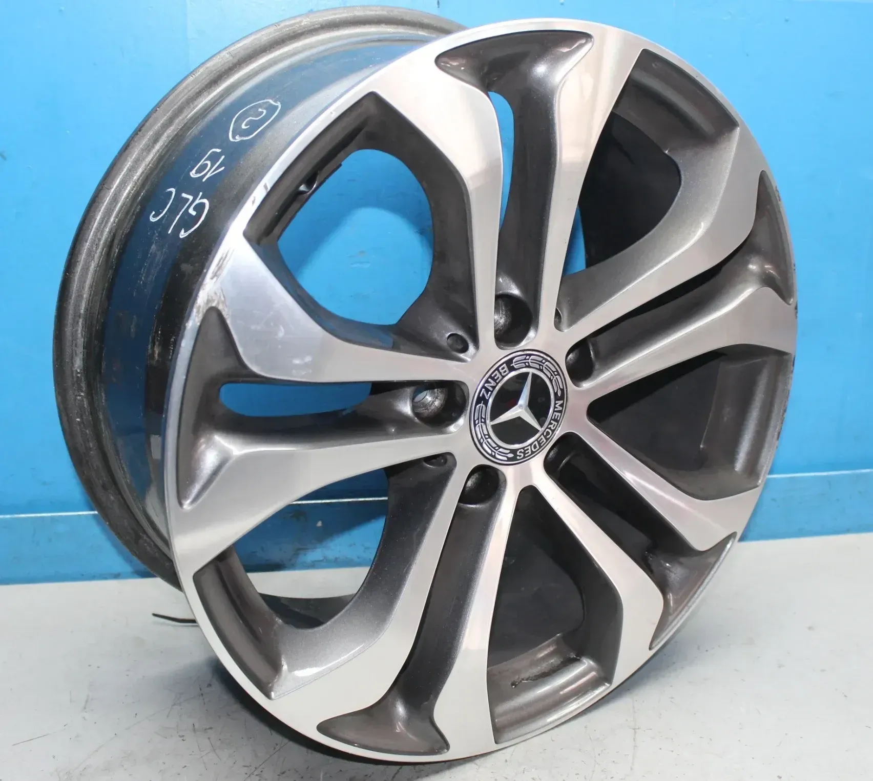 1x Alufelge 7,5Jx17 ET36 LK 5x112 Felge A2534010600 Mercedes GLC X253 Bj.19 (2) - Bild 1