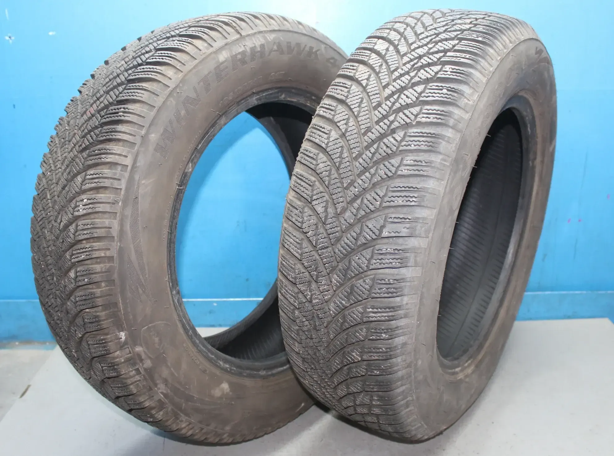 2x Ganzjahresreifen Reifen Firestone Winterhawk 4 195/65 R15 91T DOT 3522 7,1 mm - Bild 1
