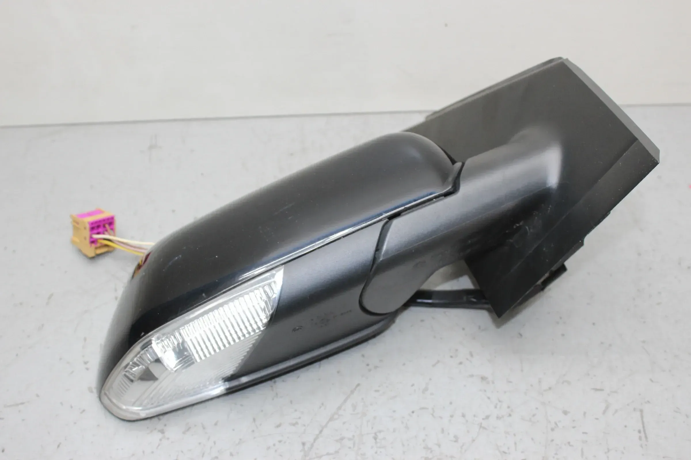Außenspiegel 7-Pins Spiegel rechts L041 Schwarz VW Polo IV 9N Bj.05 - Bild 1