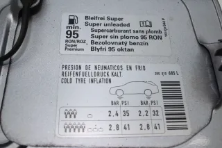 Tankklappe Tank Verschluss Deckel LX7W Silber Seat Exeo ST 3R Kombi Bj.12 - Bild 3