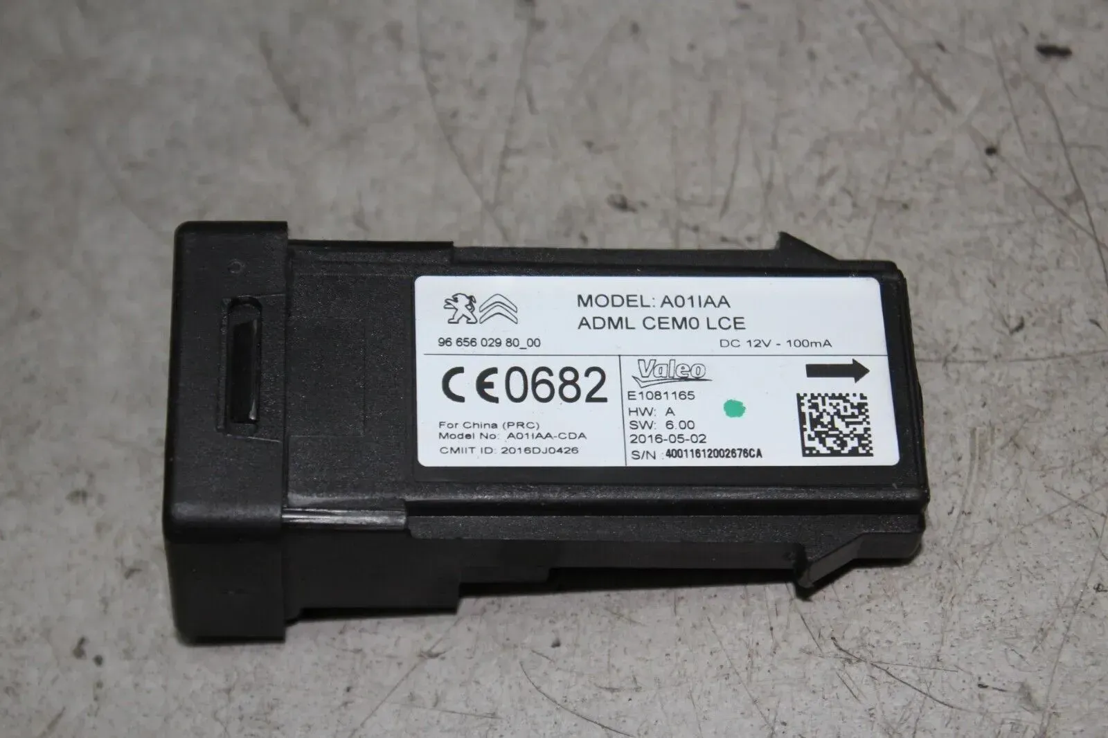 Wegfahrsperre Steuergerät Immobilizer Modul 9665602980 Peugeot 508 I 8D Bj.16 - Bild 1