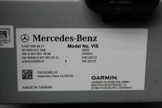 Mercedes Benz W447 Autoradio VIS Media Radio GPS Navi Navigation A4479004817 - Bild 10