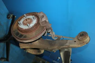 Hinterachse Achsträger Achse hinten 55100-0XXXX ABS Hyundai i10 PA Bj.10 - Bild 3