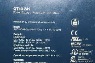 Puls Dimension QT40.241 Power Supply  3-Phasen 960 Watt Netzteil, 24V 40A - Bild 7