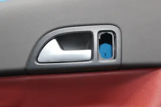 Türverkleidung Türpappe vorne links Leder Rot Volvo C30 D4 Facelift Bj.11 - Bild 3