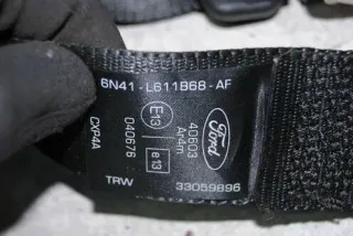 Ford Focus 2 II Bj.08 Cabriolet Sicherheitsgurt hinten rechts 6N41-L611B68-AF - Bild 3