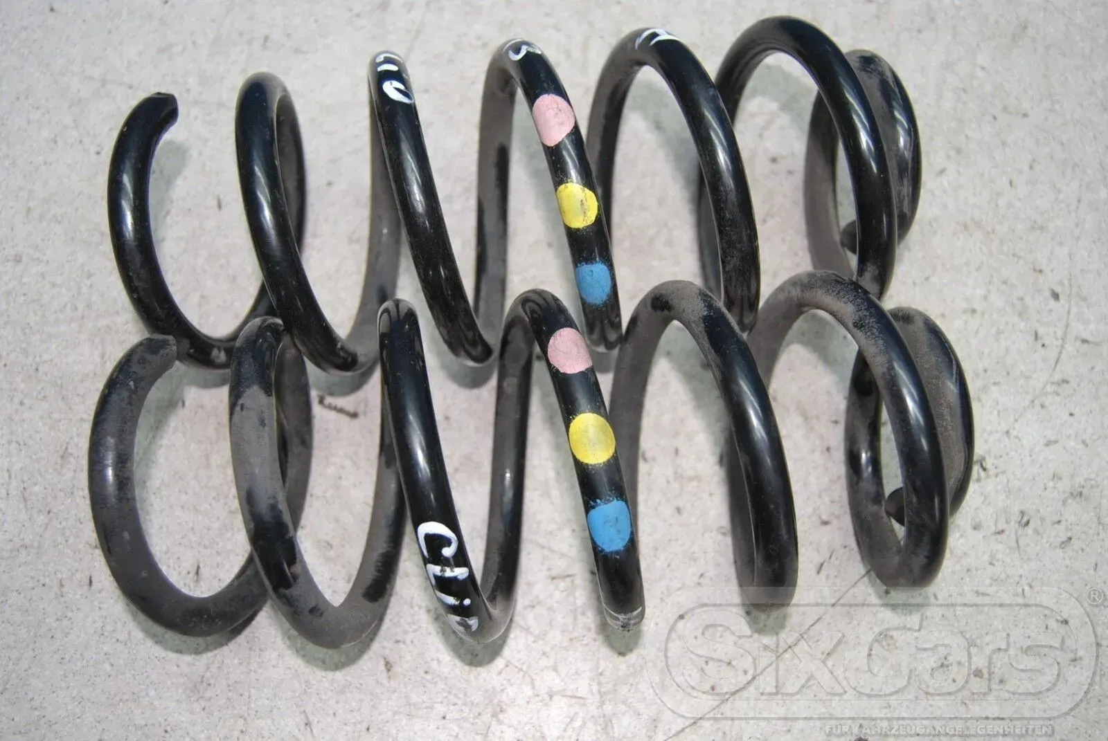 Renault Clio IV BH 2x Federn Feder Fahrwerksfeder hinten links rechts - Bild 1