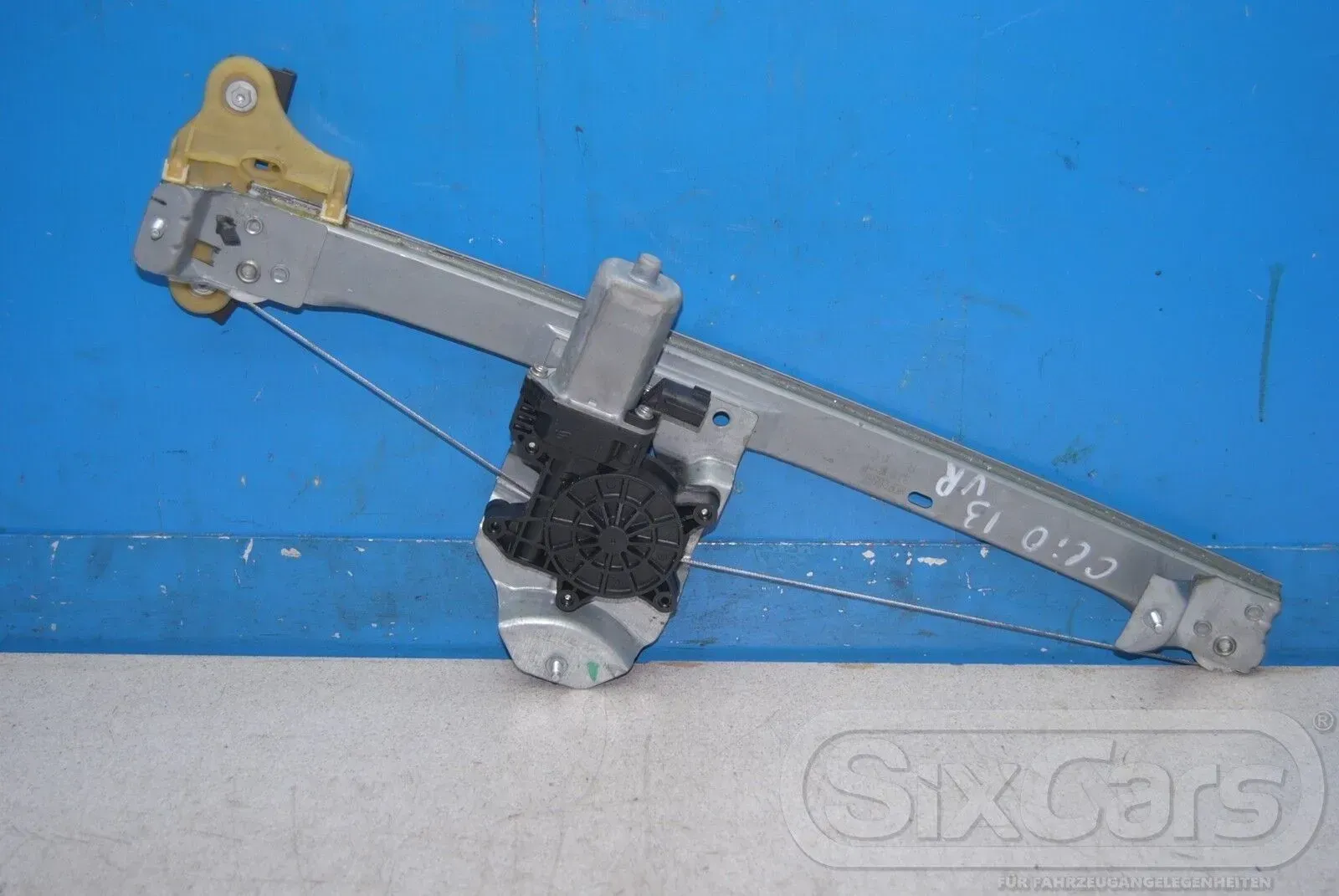 Renault Clio IV Fensterheber Gestänge Motor vorne rechts 128001071 D 807205569R - Bild 1