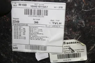 VW Passat 3C B7 Bj.11 Türverkleidung Türpappe hinten links 3AE867211 - Bild 7