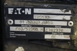 Eaton FSO 5206 Getriebe FSO 5206B H 81.32003.6315 MAN L2000 Bj.1998 LKW 7.5t - Bild 8