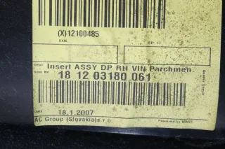Türverkleidung Türpappe vorne rechts Saab 9-3 YS3F Cabrio Bj.07 - Bild 8