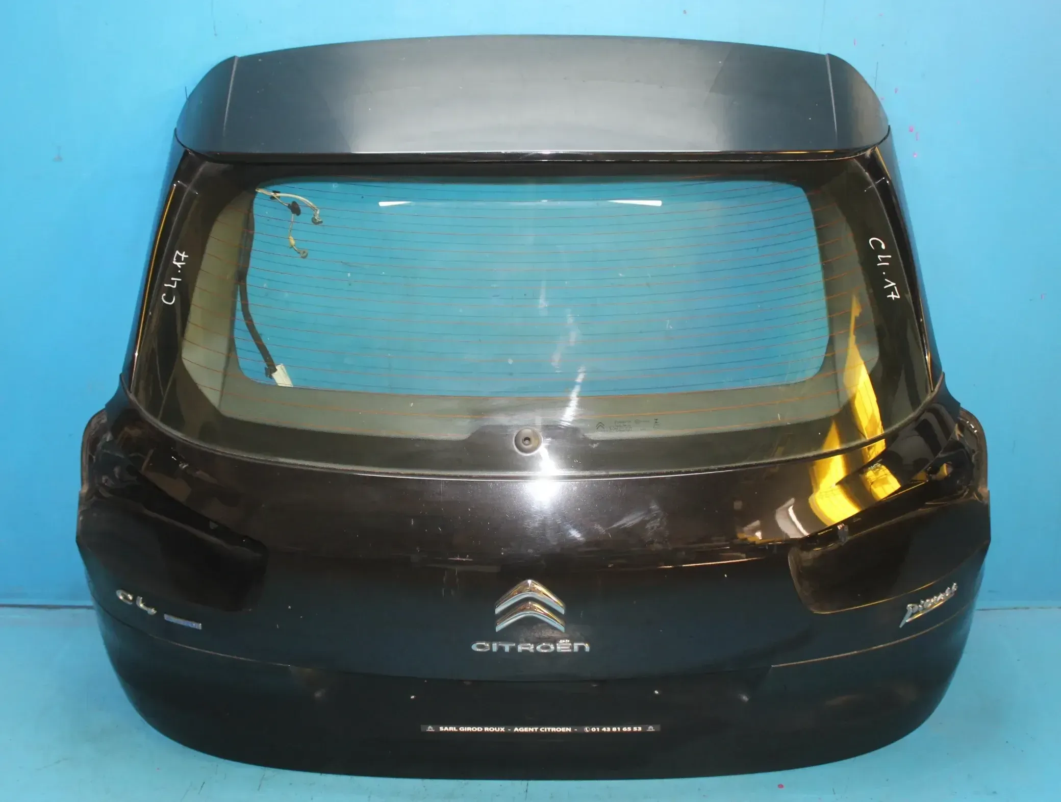Heckklappe Kofferraumklappe Heckscheibe EXY, Schwarz Citroen C4 Picasso II Bj.17 - Bild 1