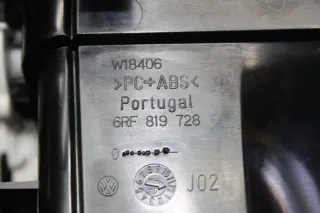 Luftdüse mit Schalter Warnblinker ESP Heckscheibenheizung VW Polo V 6R Bj.11 - Bild 5