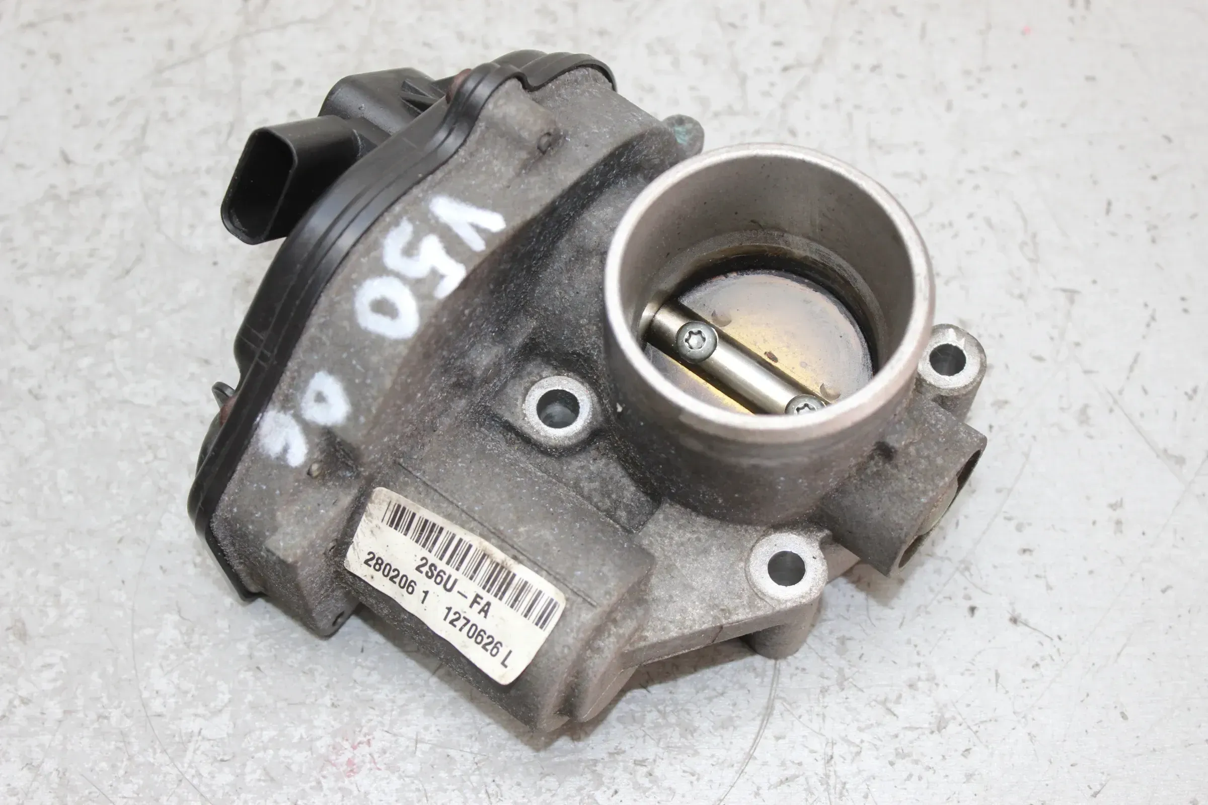 Drosselklappe 2S6U-9E927-F, 4F9U-9E928-BA, 2S6U-FA Volvo V50 1.6 16V Bj.06 - Bild 1