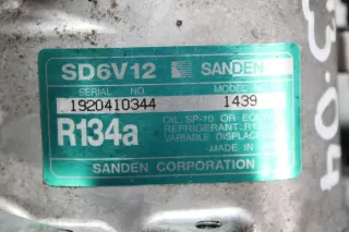 Klimakompressor Klimaanlage Sanden SD6V12 Model 1439 Citroen C3 I 1.4 16V Bj.04 - Bild 5