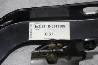 2x Scharnier Motorhaube links rechts KTVD Schwarz Peugeot 5008 I 0E_ Bj.13 - Bild 3