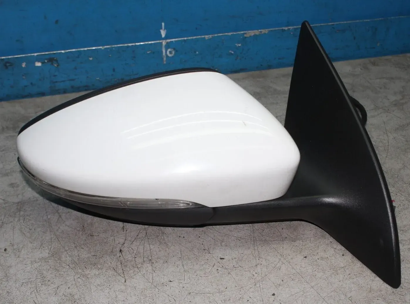 Außenspiegel rechts 9-Pins Blinker el. anklapp LB9A Weiss VW Passat CC 357 Bj.08 - Bild 1