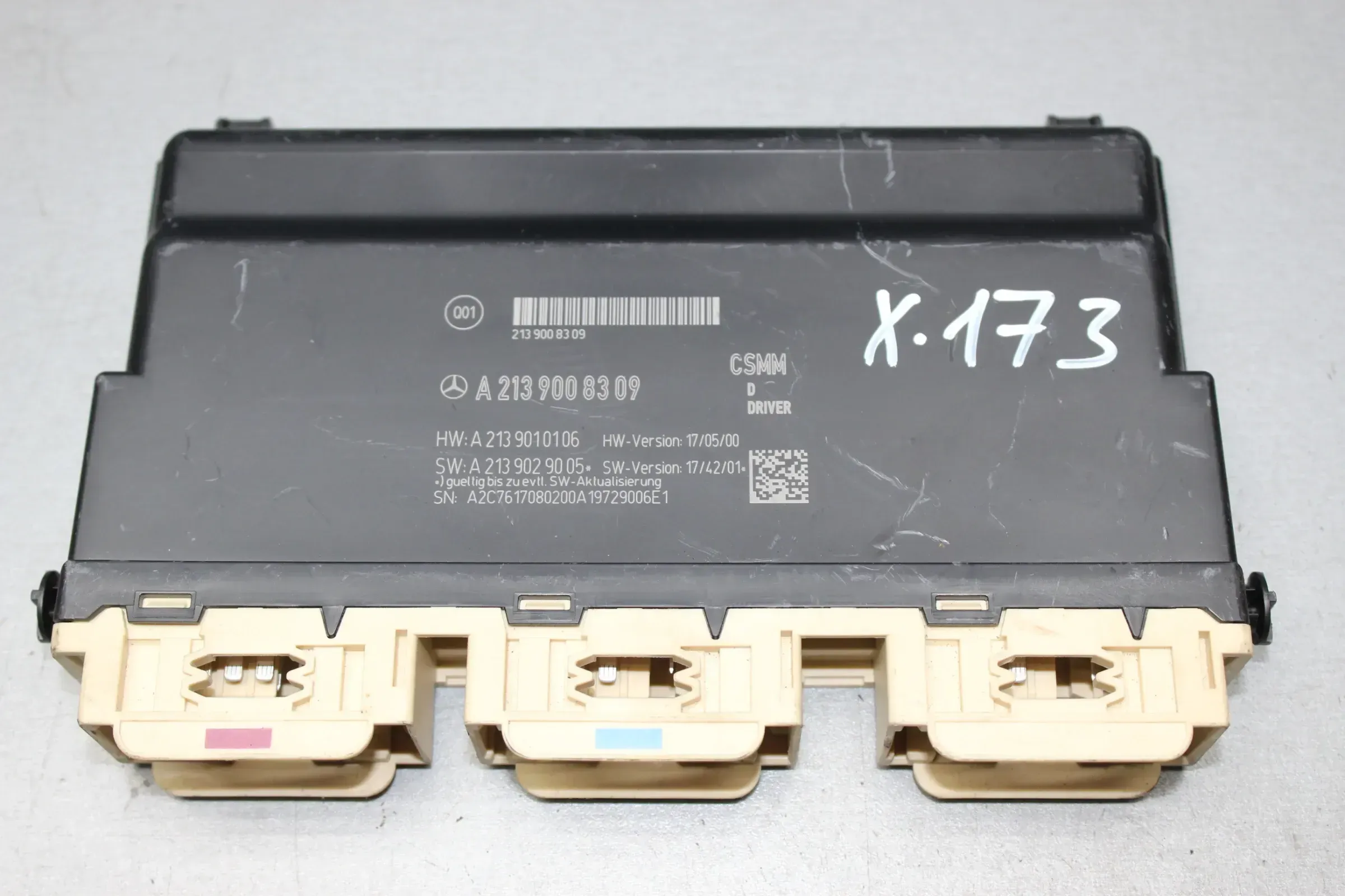 Mercedes Benz W213 Steuergerät Sitzmodul Sitz vorne links A2139008309, A2139010106 - Bild 1