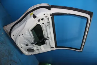 Tür Türscheibe hinten links Weiss Volvo V70 2 II SW Bj.02 - Bild 10