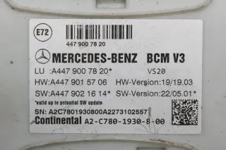Mercedes Benz Sprinter III 907 Steuergerät BCM V3 Modul A4479007820 - Bild 2