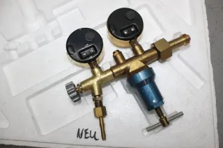 GDR DDR Gasflaschen Druckminderer Druckregler Gas Manometer Autogen Schweißen - Bild 5