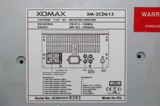 Xomax XM-2CD613 2-DIN Autoradio Radio WMA MP3 USB SD AUX in Autoradio Radio - Bild 7
