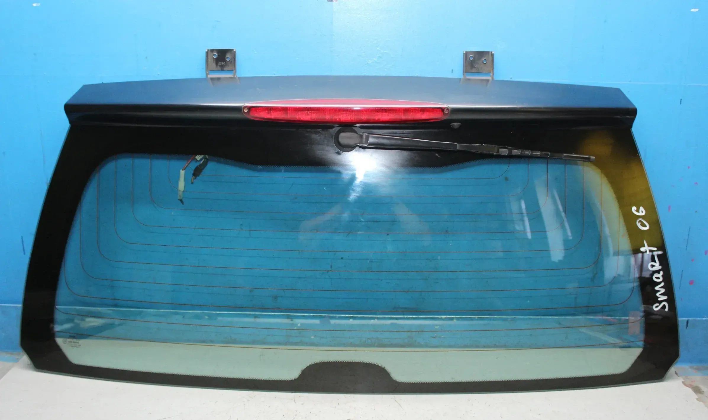 Heckklappe Heckscheibe mit Spoiler Schwarz Smart ForTwo 450 MC01 Bj.06 - Bild 1