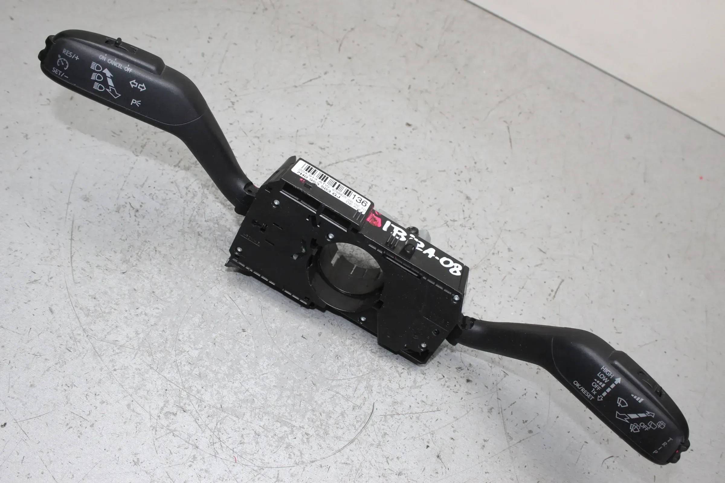 Lenkstockschalter Blinker Wischer Schalter 7H0953503GJ Seat Ibiza IV 6J Bj.08 - Bild 1